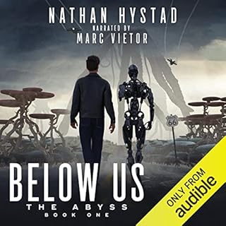 Below Us Audiolibro Por Nathan Hystad arte de portada