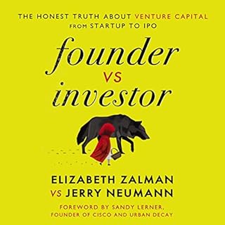 Founder vs Investor Audiolibro Por Elizabeth Joy Zalman, Jerry Neumann arte de portada