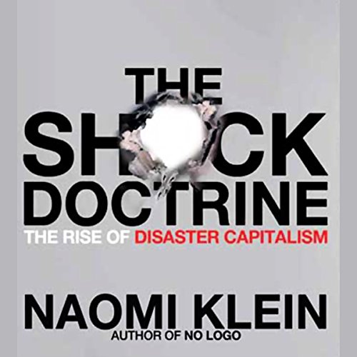 The Shock Doctrine Audiolibro Por Naomi Klein arte de portada