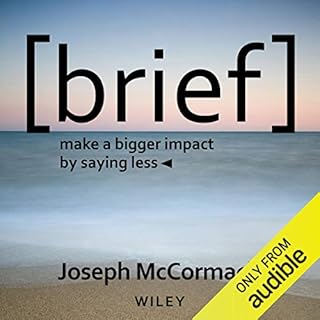 Brief Audiolibro Por Joseph McCormack arte de portada