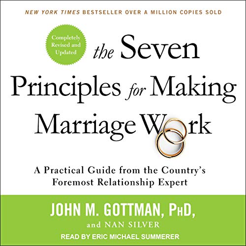 Diseño de la portada del título The Seven Principles for Making Marriage Work