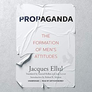 Propaganda Audiolibro Por Jacques Ellul arte de portada