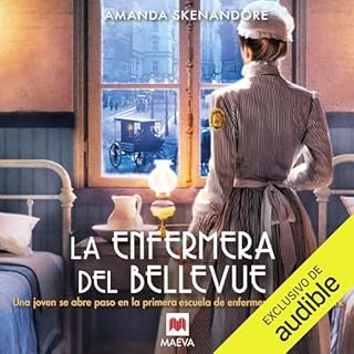 Diseño de la portada del título La enfermera del Bellevue