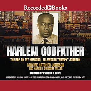 Harlem Godfather Audiolibro Por Karen E. Quinones, Mayme Hatcher Johnson arte de portada