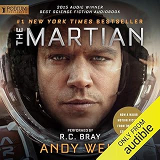 The Martian Audiolibro Por Andy Weir arte de portada
