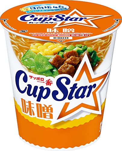 サッポロ一番 カップスター 味噌 80g×12食