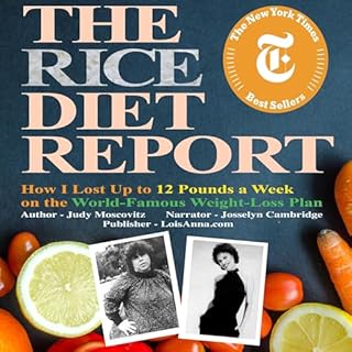 The Rice Diet Report Audiolibro Por Judy Moscovitz arte de portada