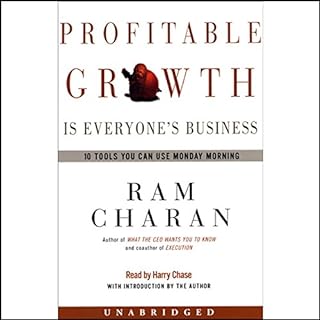 Profitable Growth is Everyone's Business Audiolibro Por Ram Charan arte de portada