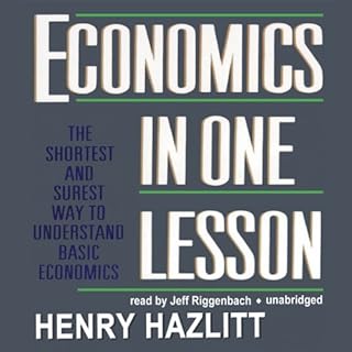 Economics in One Lesson Audiolibro Por Henry Hazlitt arte de portada