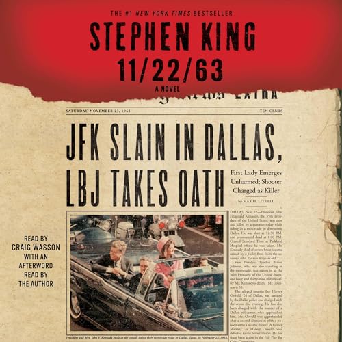 11-22-63 Audiolibro Por Stephen King arte de portada