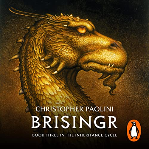 Brisingr Audiolibro Por Christopher Paolini arte de portada