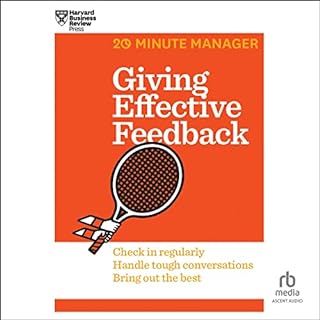 Giving Effective Feedback Audiolibro Por Harvard Business Review arte de portada