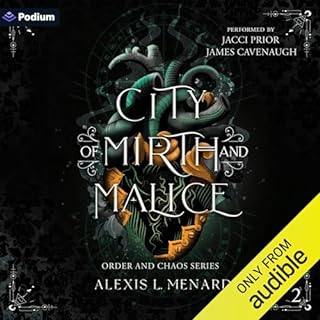 City of Mirth and Malice Audiolibro Por Alexis Menard arte de portada