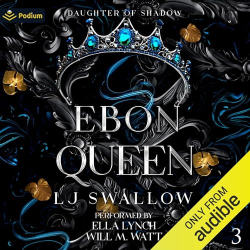 Ebon Queen Audiolibro Por LJ Swallow arte de portada