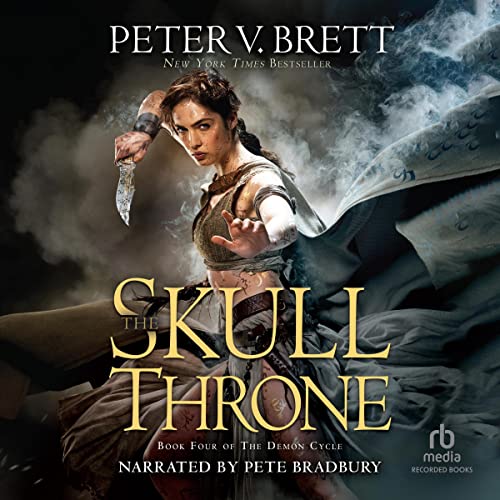 The Skull Throne Audiobook By Peter V. Brett cover art