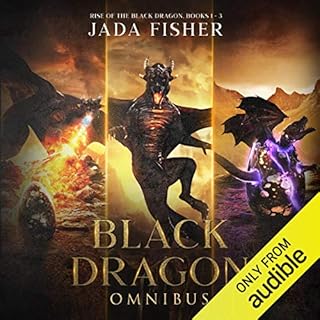 Black Dragon Omnibus Audiolibro Por Jada Fisher arte de portada