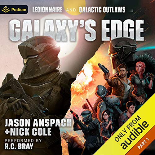 Diseño de la portada del título Galaxy's Edge