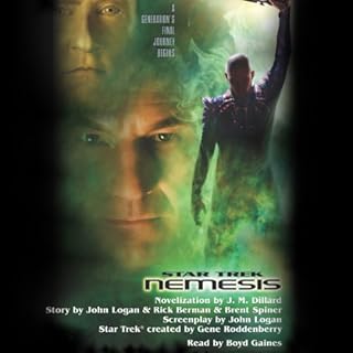 Star Trek: Nemesis (Adapted) Audiolibro Por J.M. Dillard arte de portada