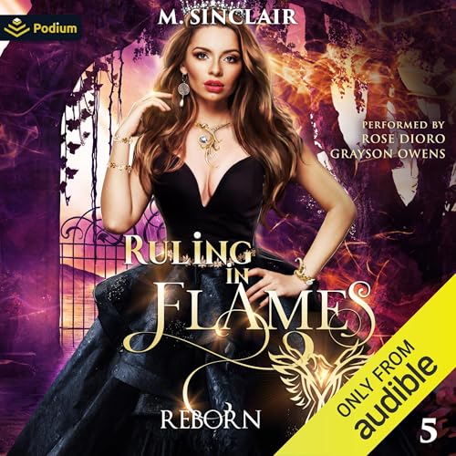 Ruling in Flames Audiolibro Por M. Sinclair arte de portada