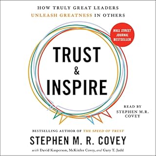 Trust and Inspire Audiolibro Por Stephen M. R. Covey arte de portada