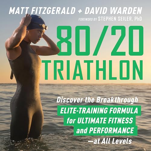 80/20 Triathlon Audiolibro Por Matt Fitzgerald, David Warden arte de portada