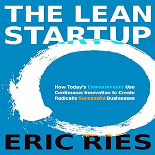 The Lean Startup Audiolibro Por Eric Ries arte de portada