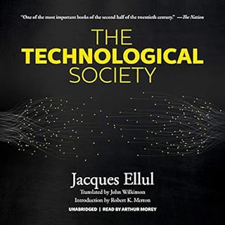 The Technological Society Audiolibro Por Jacques Ellul arte de portada