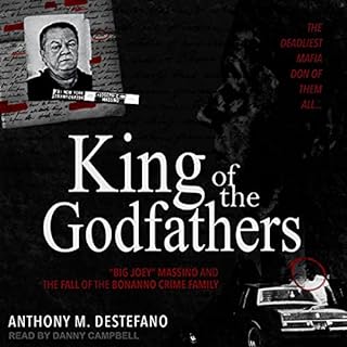 King of the Godfathers Audiolibro Por Anthony M. DeStefano arte de portada