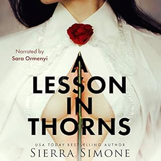 A Lesson in Thorns Audiolibro Por Sierra Simone arte de portada