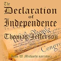 The Declaration of Independence Audiolibro Por Thomas Jefferson arte de portada