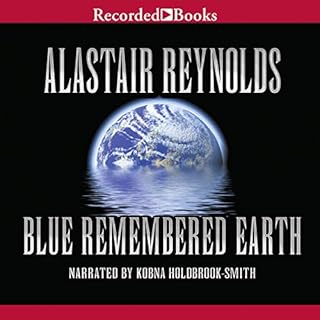 Blue Remembered Earth Audiolibro Por Alastair Reynolds arte de portada