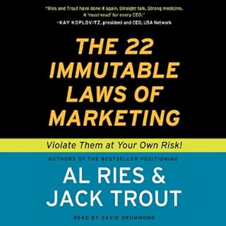 The 22 Immutable Laws of Marketing Audiolibro Por Al Ries, Jack Trout arte de portada