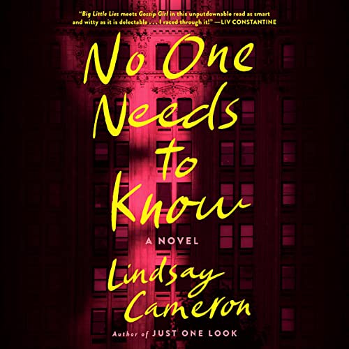No One Needs to Know Audiobook By Lindsay Cameron cover art