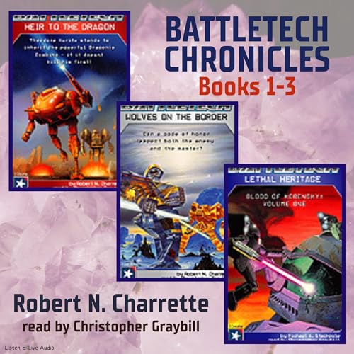 Battletech Chronicles Books 1-3 Audiolibro Por Robert Charrette, Michael A. Stackpole arte de portada