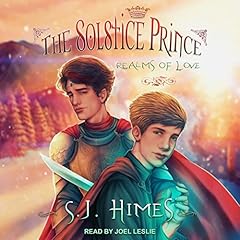 The Solstice Prince Audiolibro Por SJ Himes arte de portada