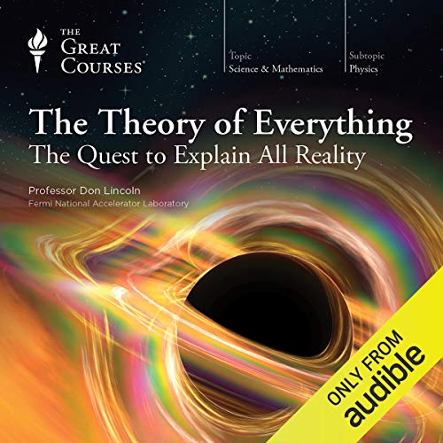 Diseño de la portada del título The Theory of Everything: The Quest to Explain All Reality