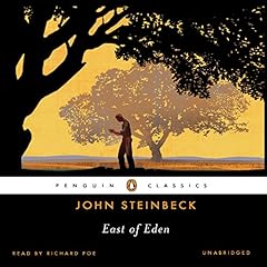 East of Eden Audiolibro Por John Steinbeck arte de portada
