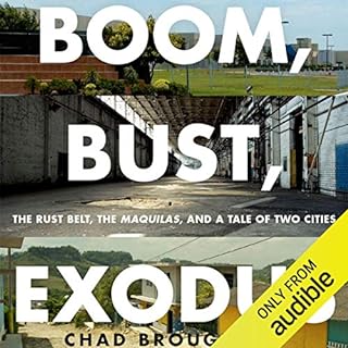 Boom, Bust, Exodus Audiolibro Por Chad Broughton arte de portada