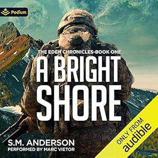 A Bright Shore Audiolibro Por S.M. Anderson arte de portada