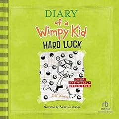 Diary of a Wimpy Kid: Hard Luck Audiolibro Por Jeff Kinney arte de portada