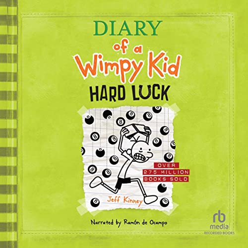 Diary of a Wimpy Kid: Hard Luck Audiolibro Por Jeff Kinney arte de portada