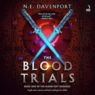 The Blood Trials Audiolibro Por N. E. Davenport arte de portada