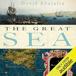 The Great Sea Audiolibro Por David Abulafia arte de portada