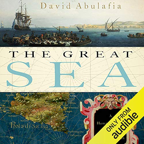 The Great Sea Audiolibro Por David Abulafia arte de portada