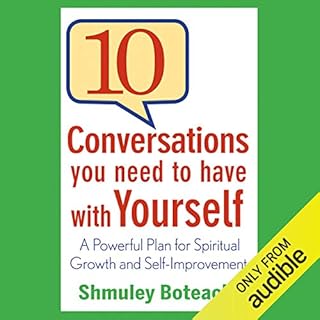 10 Conversations You Need to Have with Yourself Audiolibro Por Shmuley Boteach arte de portada