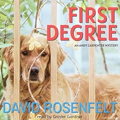 First Degree Audiolibro Por David Rosenfelt arte de portada