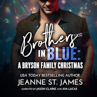 Brothers in Blue: A Bryson Family Christmas Audiolibro Por Jeanne St. James arte de portada