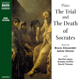 The Trial and the Death of Socrates Audiolibro Por Plato arte de portada