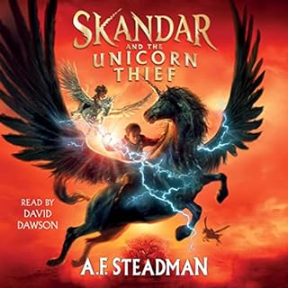 Skandar and the Unicorn Thief Audiobook By A.F. Steadman cover art
