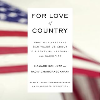 For Love of Country Audiolibro Por Howard Schultz, Rajiv Chandrasekaran arte de portada